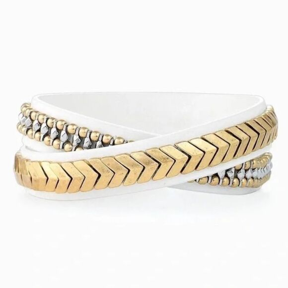 Stella & Dot Gilded Double Wrap Bracelet - Picture 5 of 7